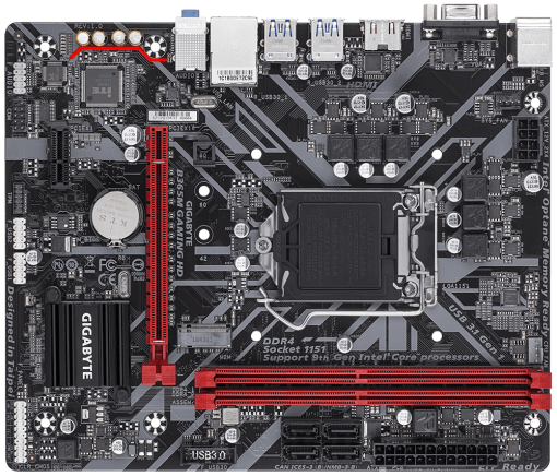 Mainboard Gigabyte B365m Gaming Hd Bv