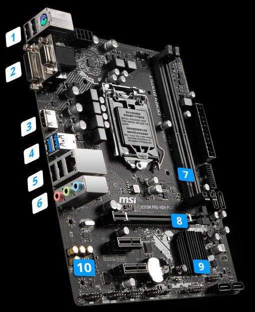 Mainboard Msi H310m Pro Vdh Plus Bv