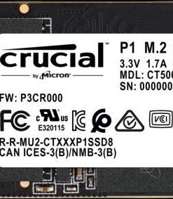 ổ Cứng Ssd Crucial P1 500gb M.2 2280 Nvme 1024x283